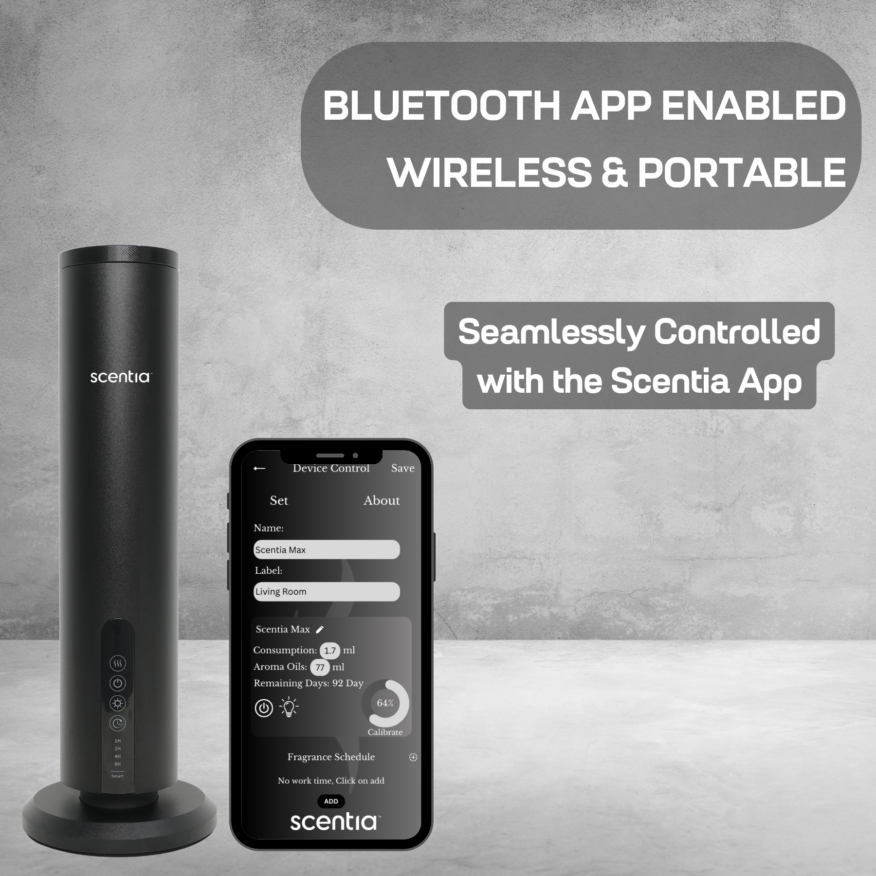 scentia max black scent diffuser fragrance oils