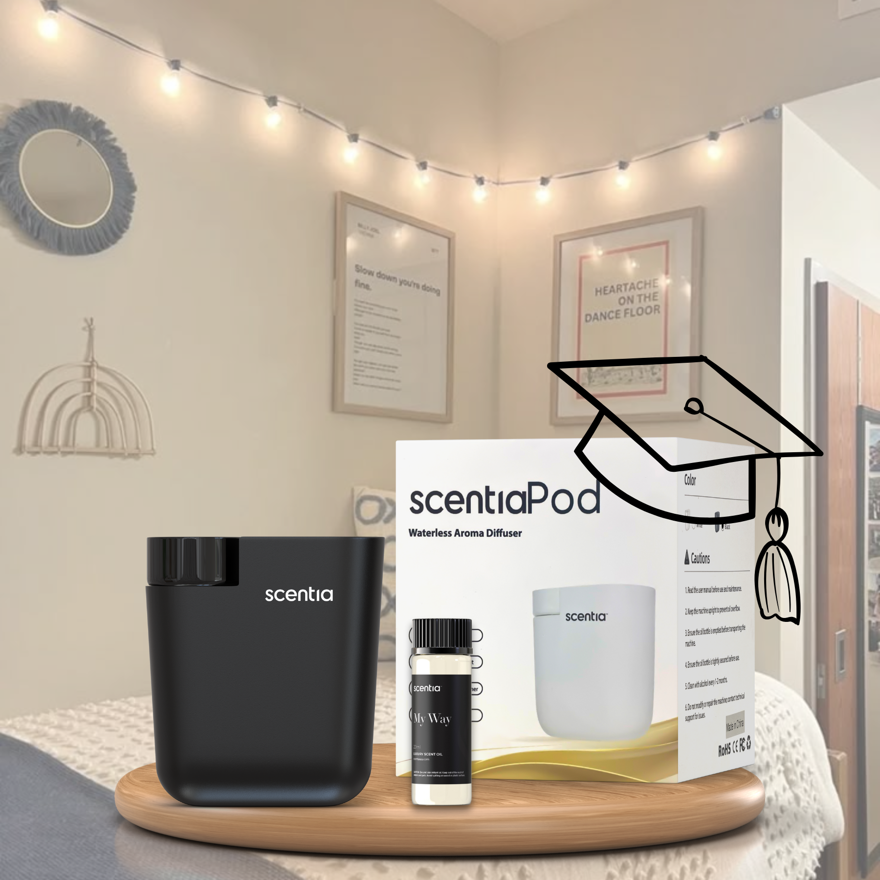 graduation gift special black minipod diffuser my way oil