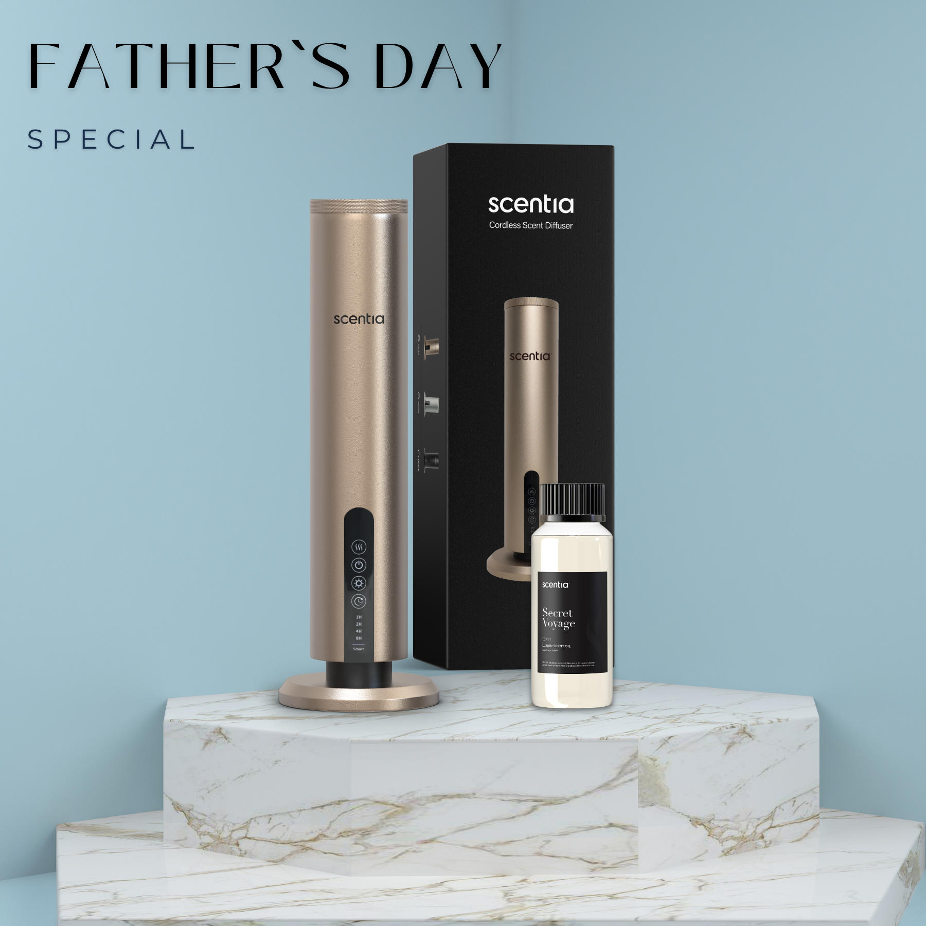 scentia max gold diffuser father's day special scent