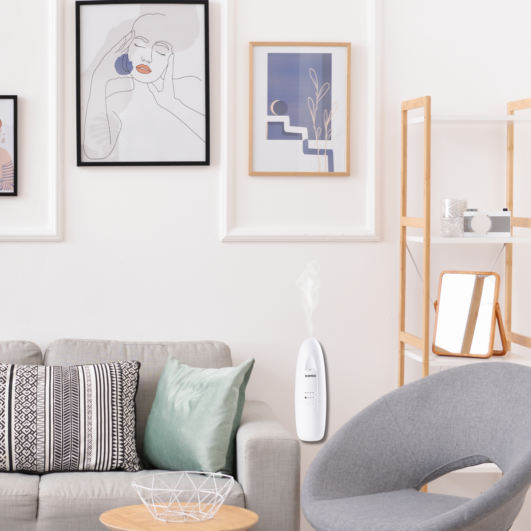 scentia aroma pod white diffuser