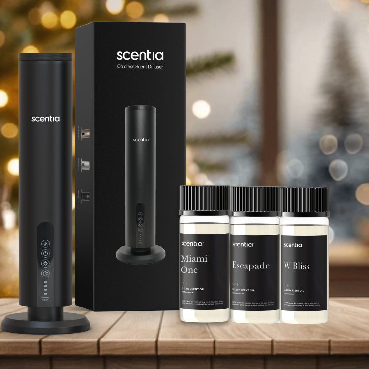 HolidayBundle : Scentia Max Wireless Diffuser &  Luxury Resort Collection Discovery Kit