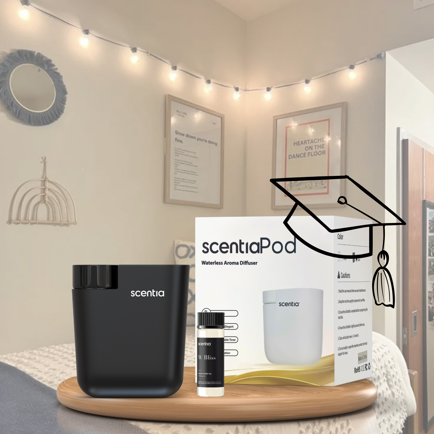 graduation gift special black minipod diffuser