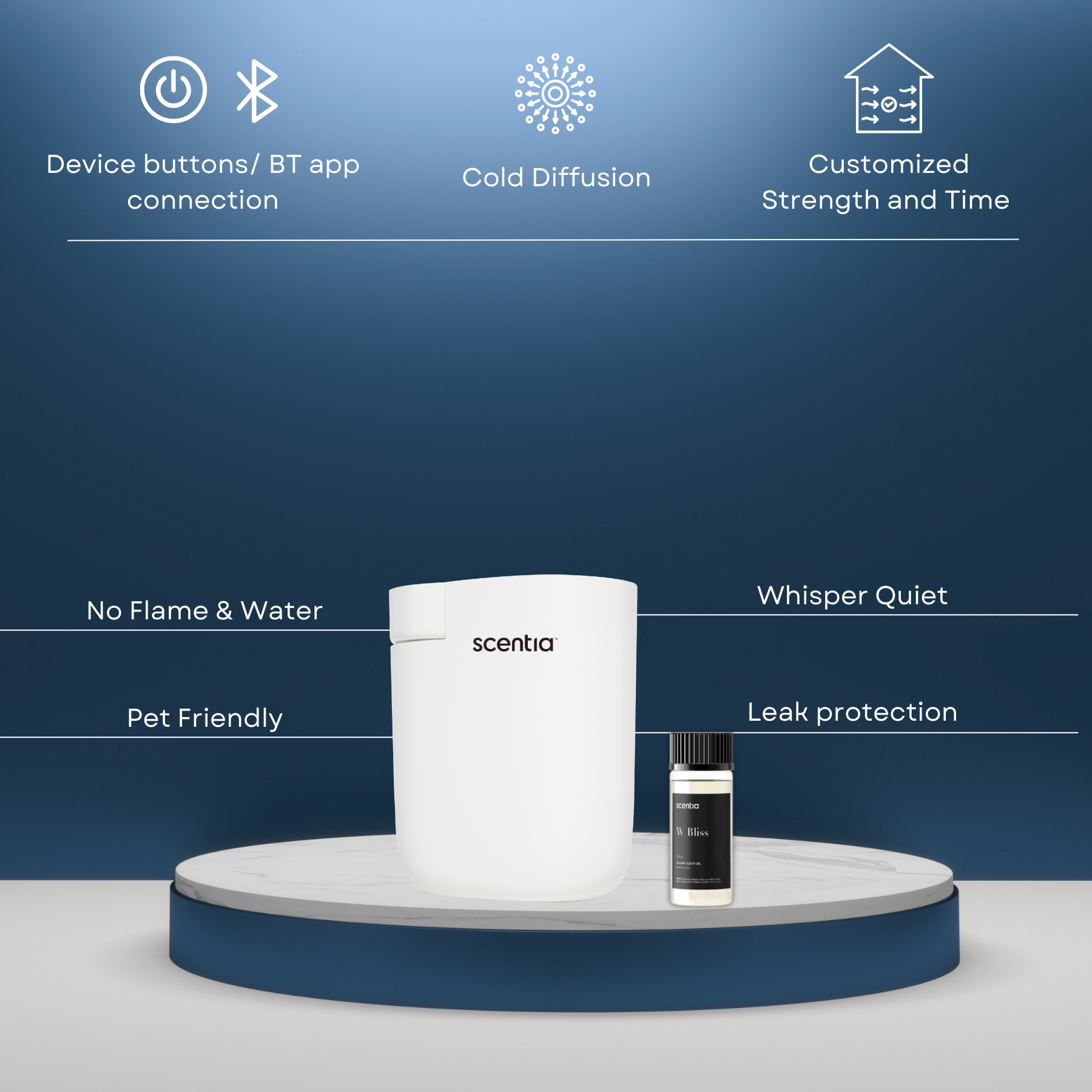 scentia pod white waterless diffuser father's day special