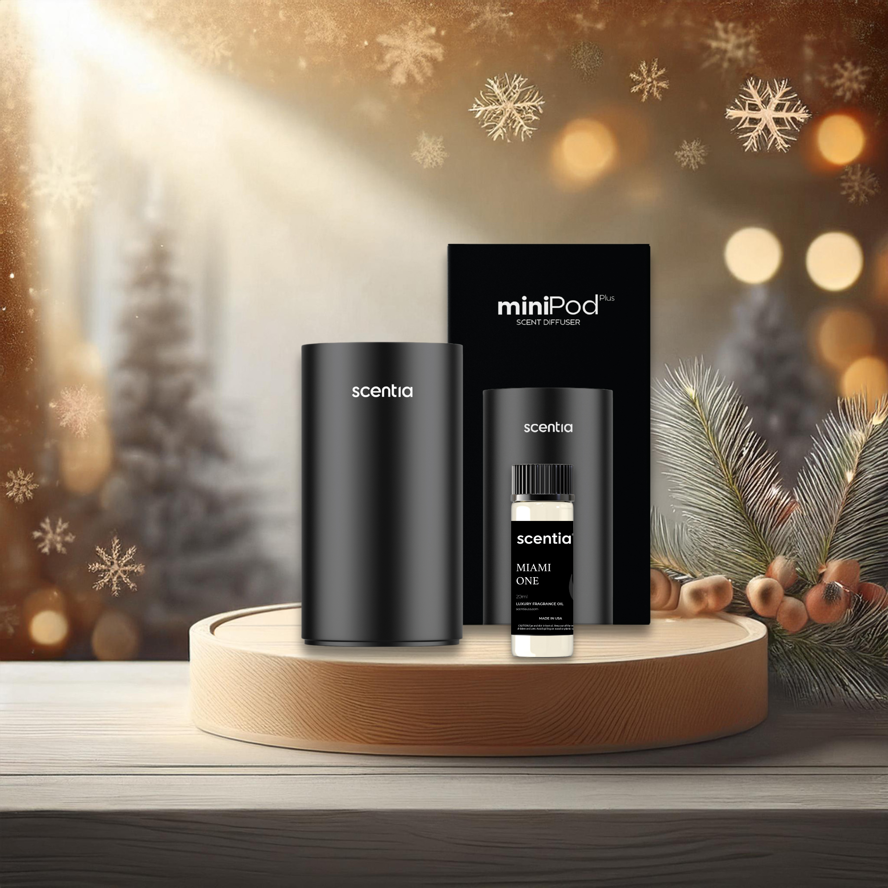 Holiday Special: Scentia MiniPod Scent Diffuser with Signature Fragrance