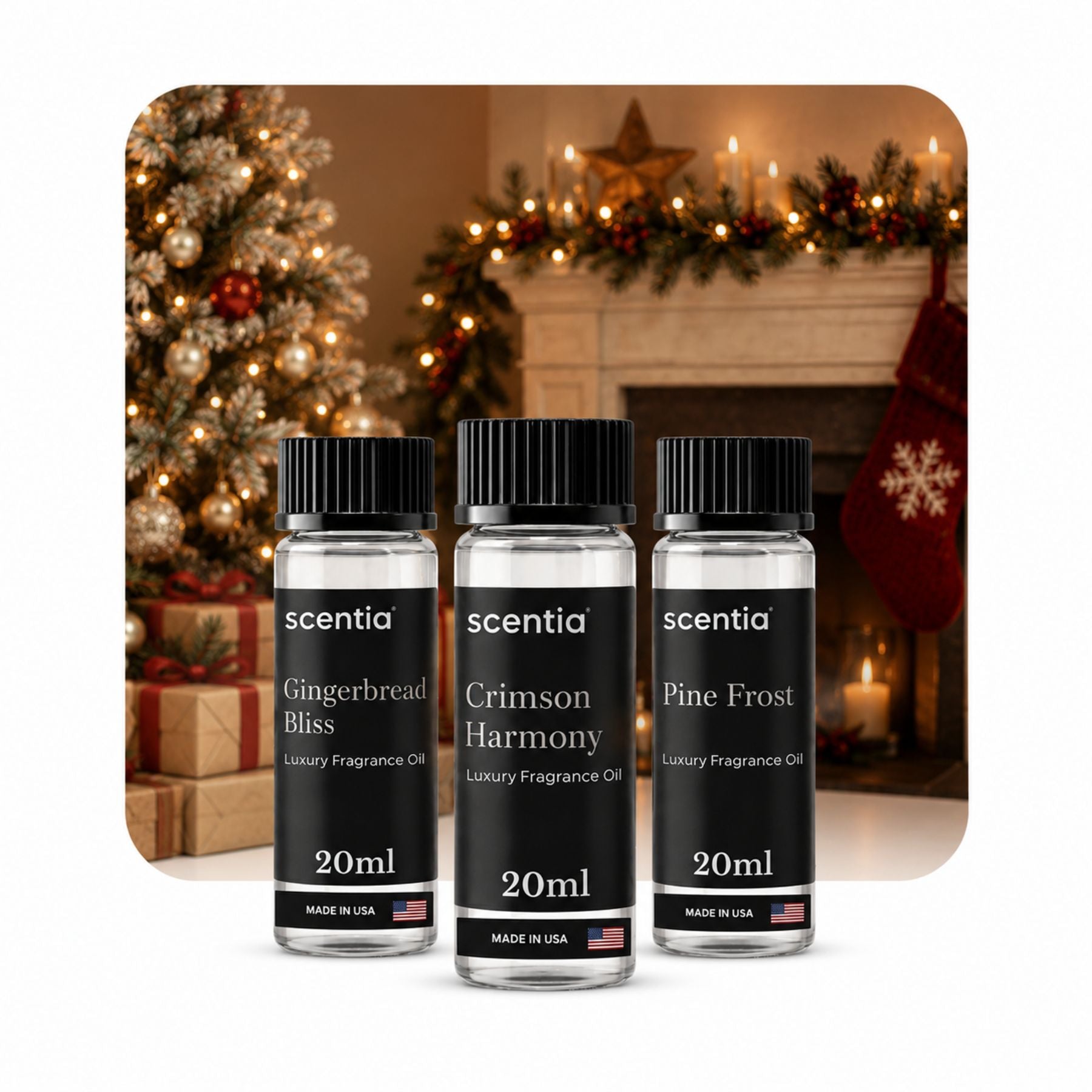 Holiday Collection Scent Oil Sample Set 3X20ml