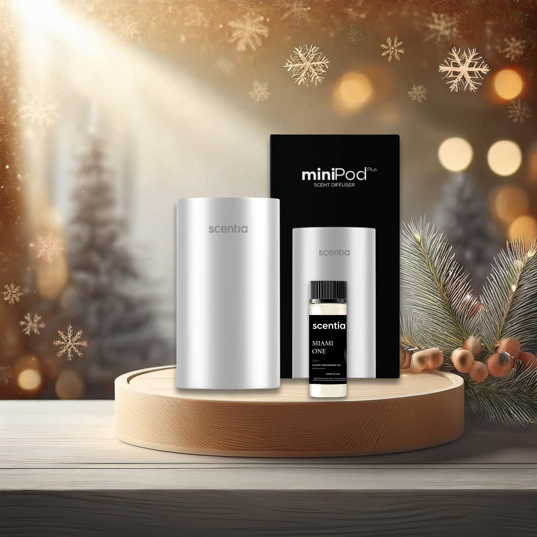 Holiday Special: Scentia MiniPod Scent Diffuser with Signature Fragrance
