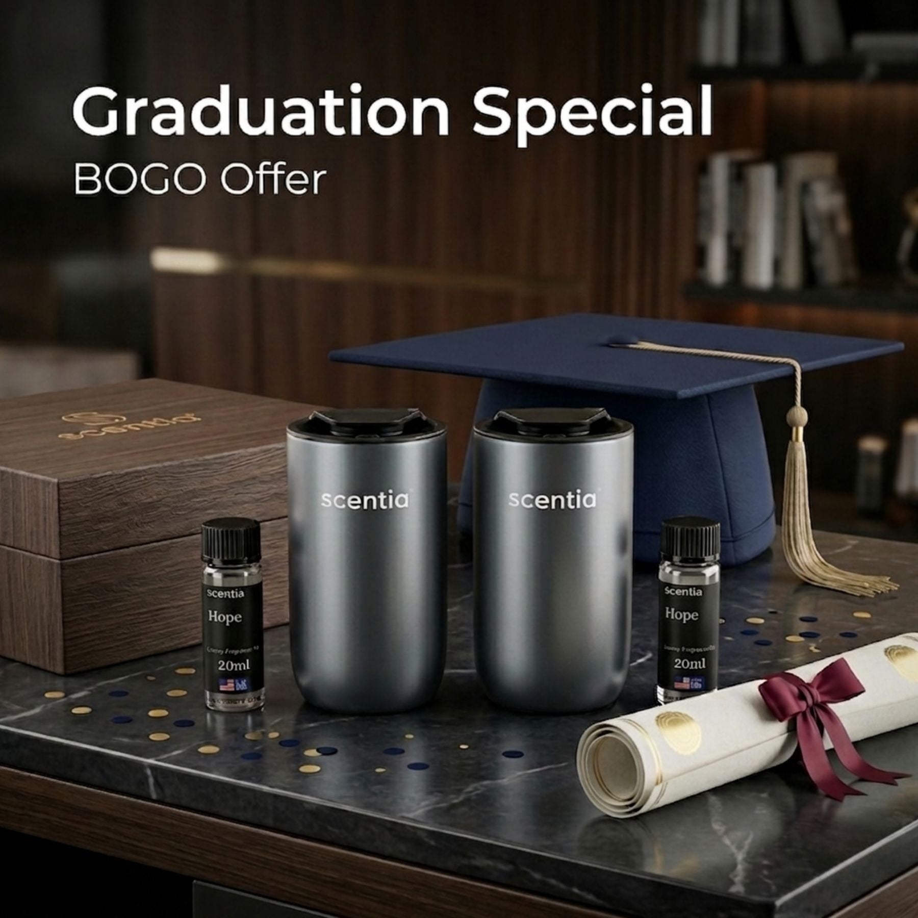 Graduation Gift Special: MiniPod Diffuser + Oil Set – BOGO