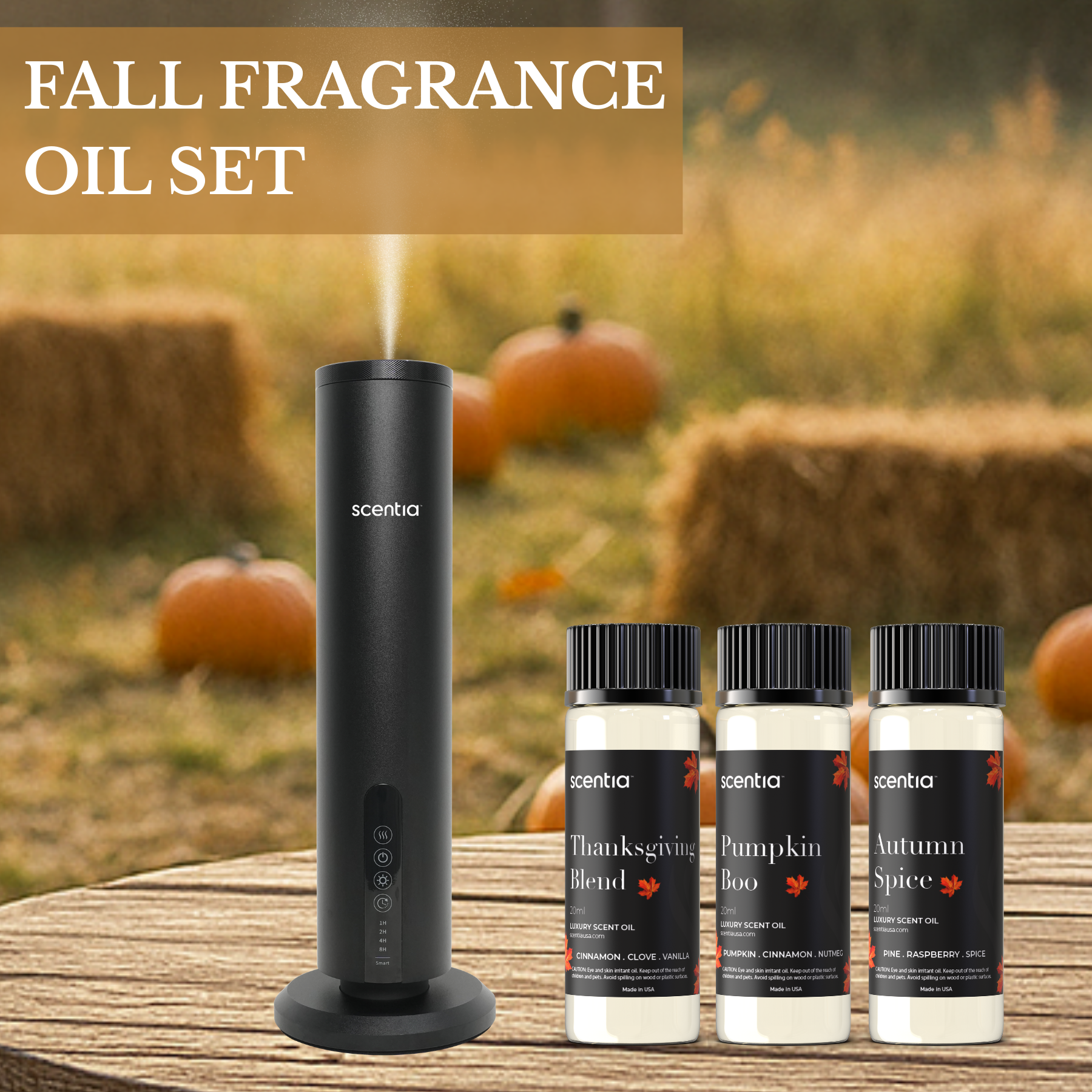 Fall Collection Scent Oil Sample Kit 3X20ml