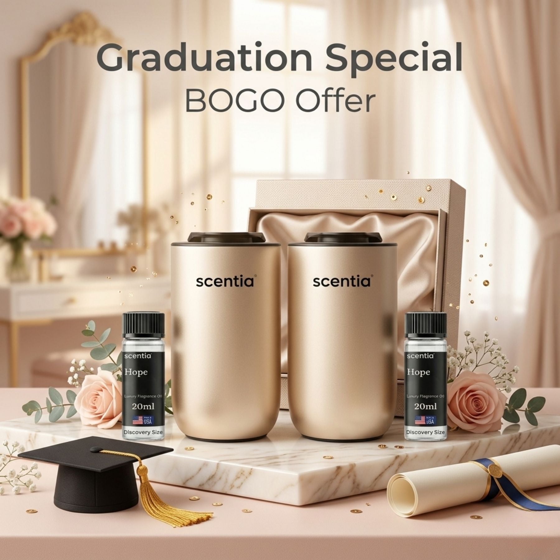 Graduation Gift Special: MiniPod Diffuser + Oil Set – BOGO