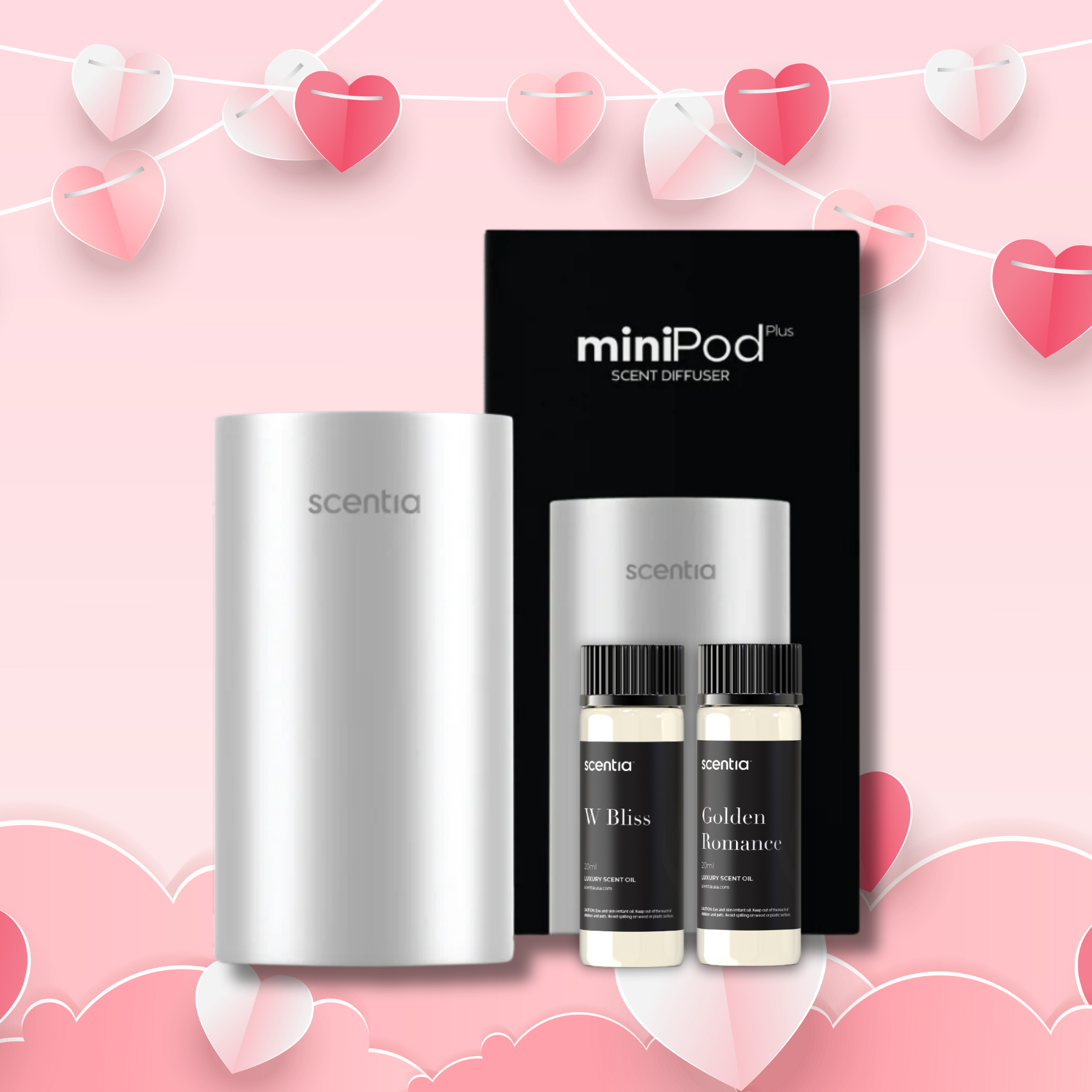 Valentine’s Day Special: MiniPod Scent Diffuser with W Bliss & Golden Romance