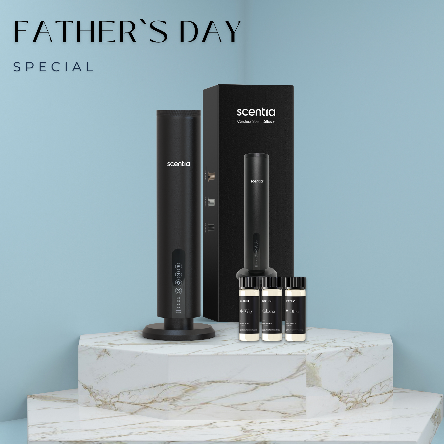 scentia max black diffuser father's day special scent