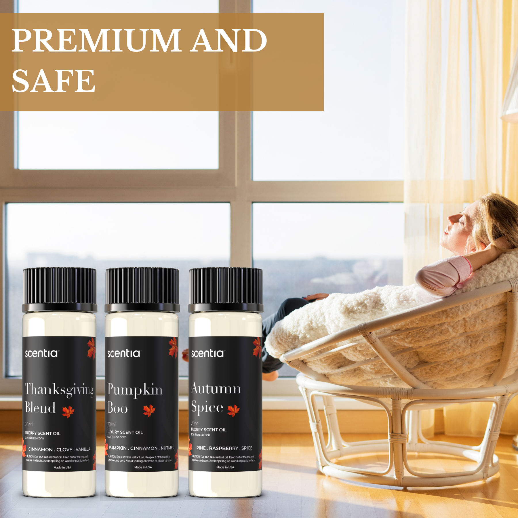 Fall Collection Scent Oil Sample Kit 3X20ml