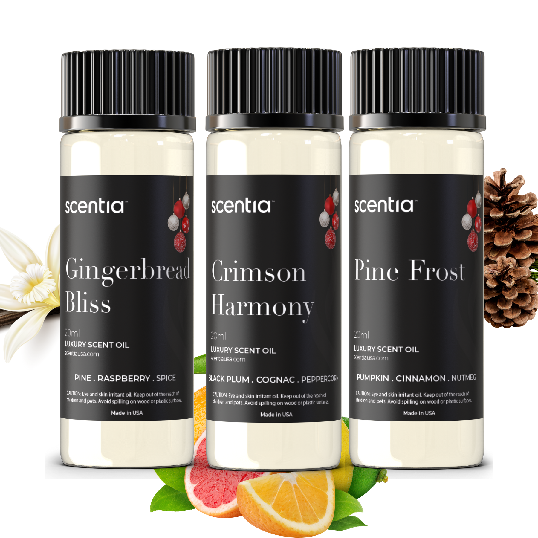 Holiday Collection Scent Oil Sample Set 3X20ml