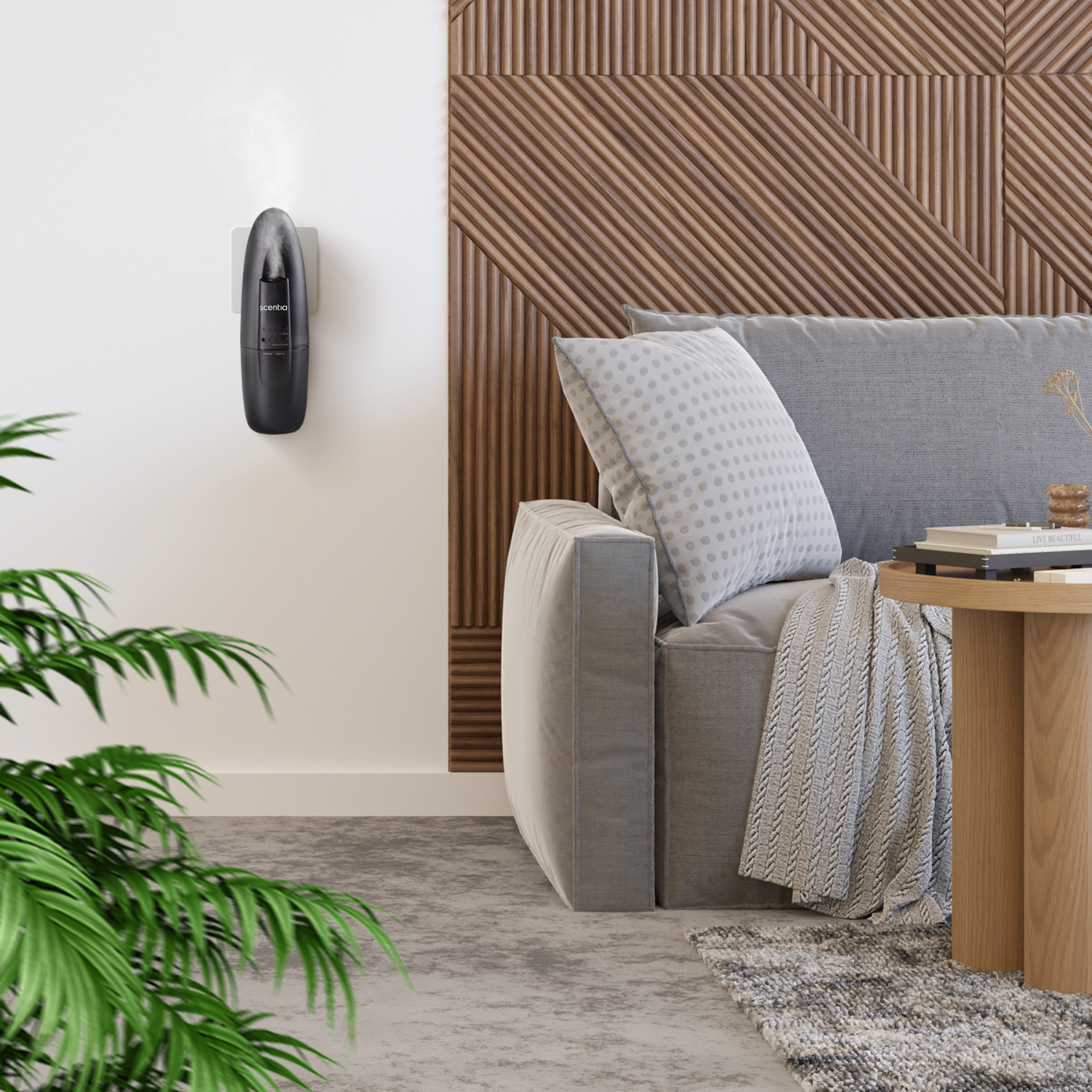 scentia aroma pod black diffuser