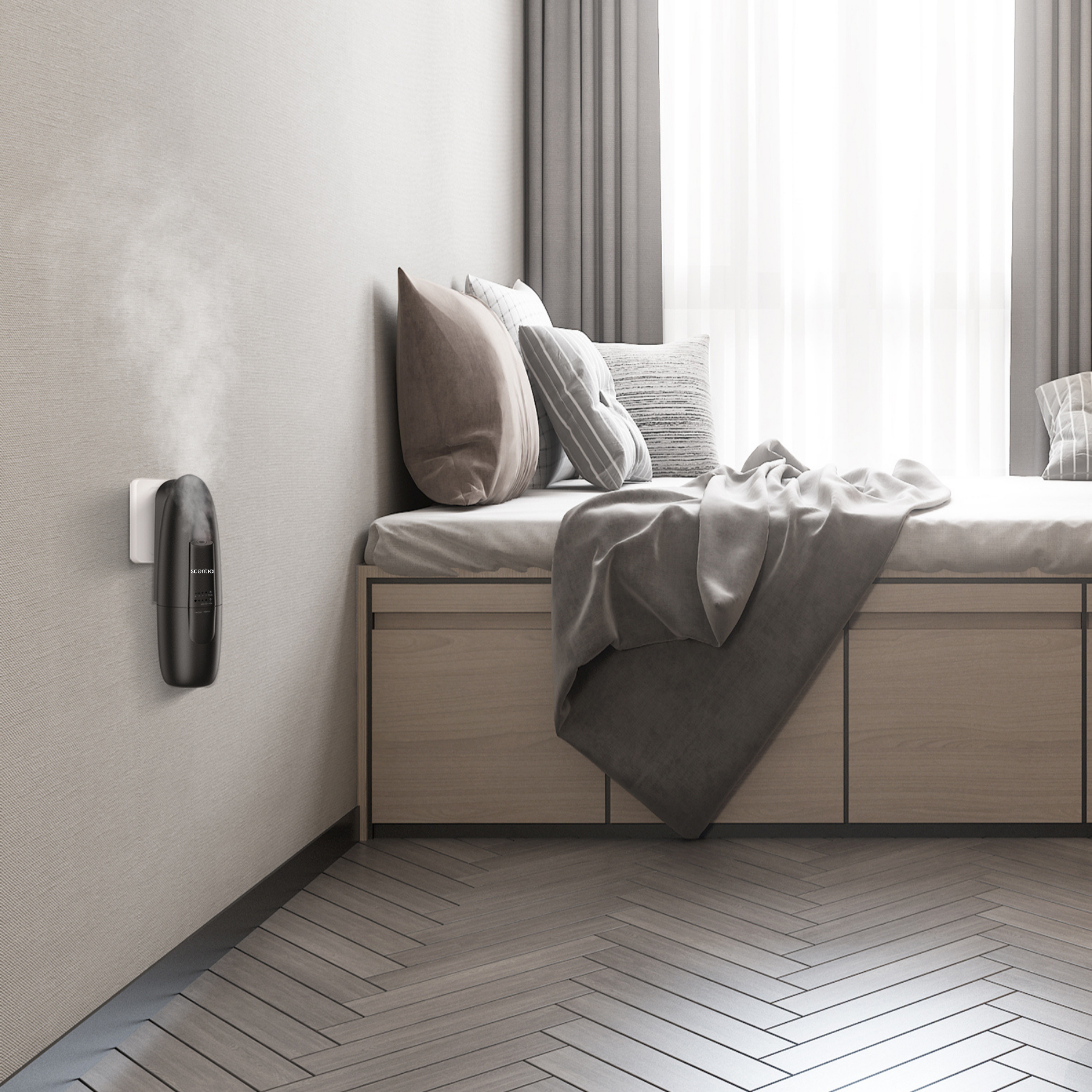 scentia aroma pod black diffuser