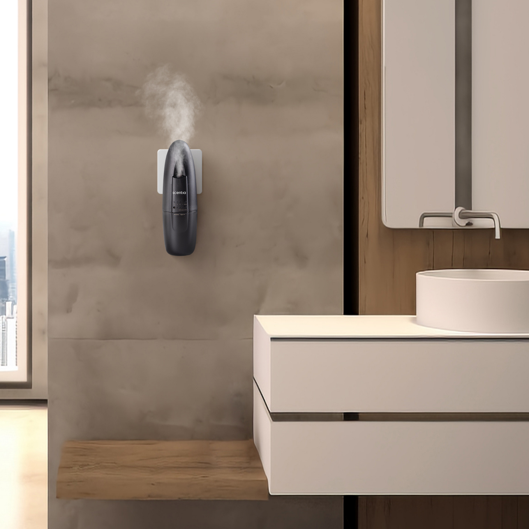 scentia aroma pod black diffuser