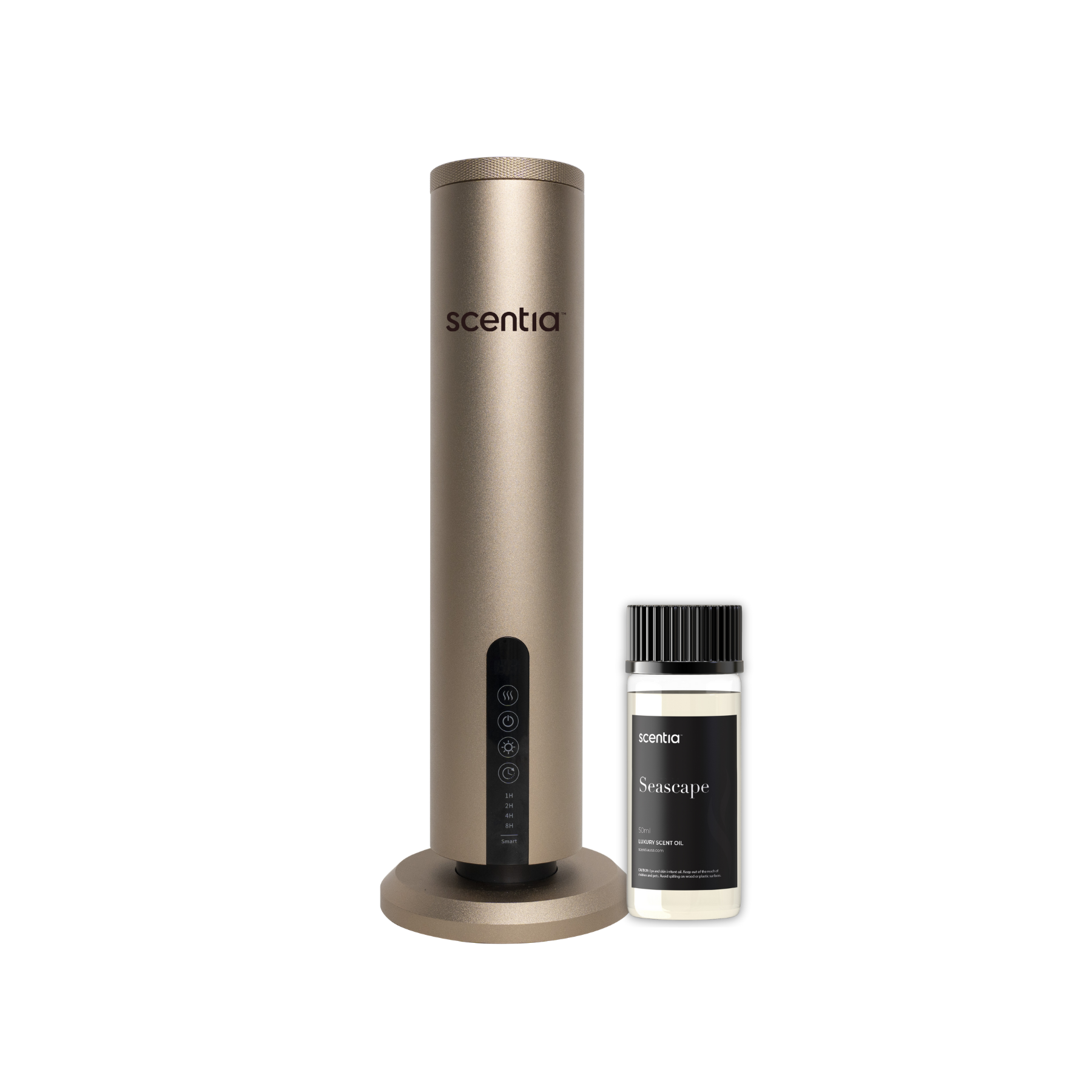 scentia max gold scent diffuser with seascape fragrance oil