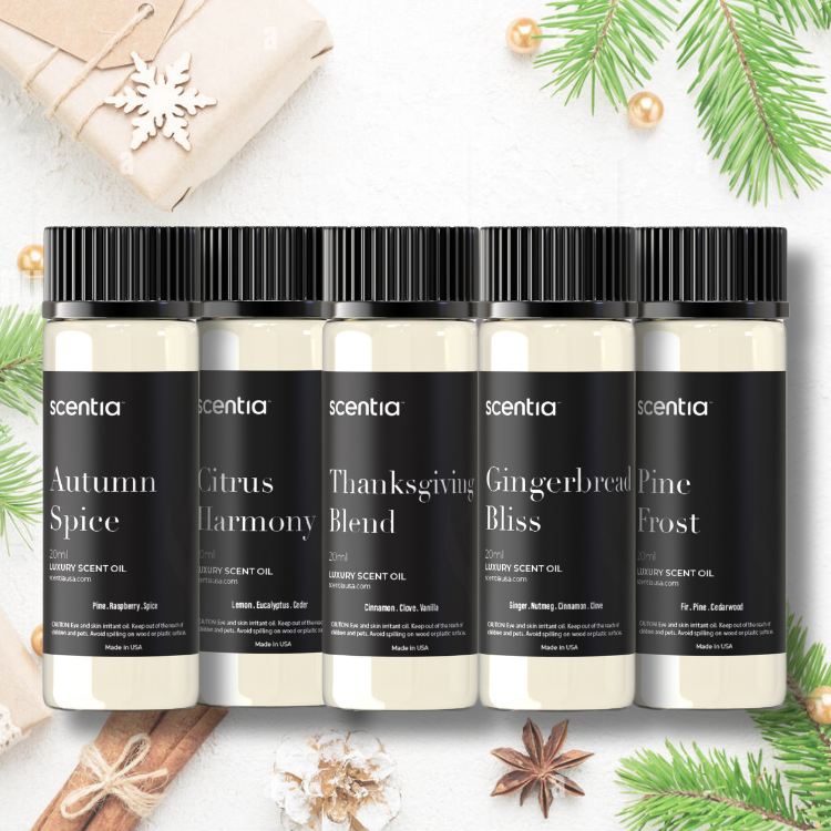 Holiday Collection Scent Oil Sample Kit (Pack of 5)
