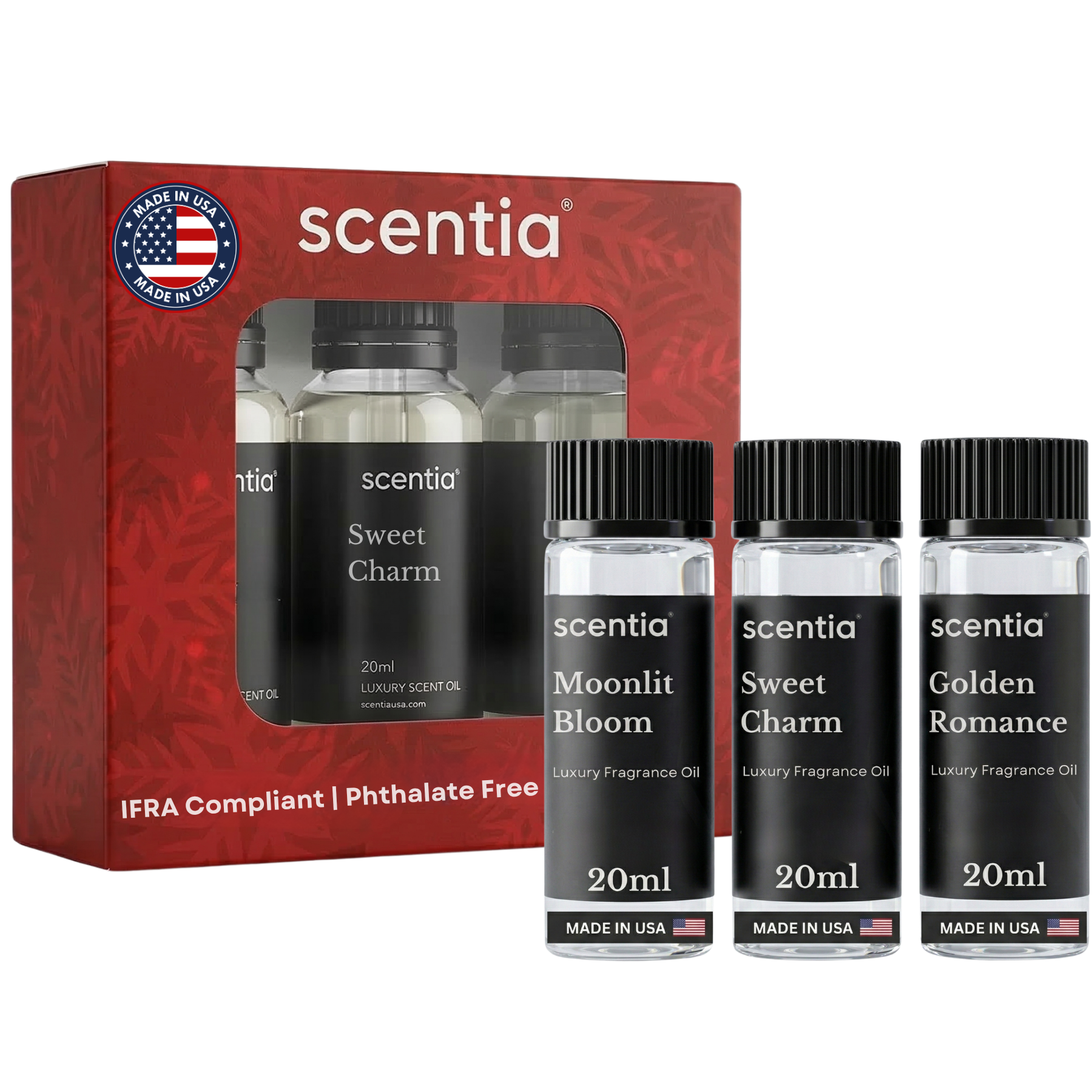 Love Collection Scent Oil Sample Kit 3X20ml