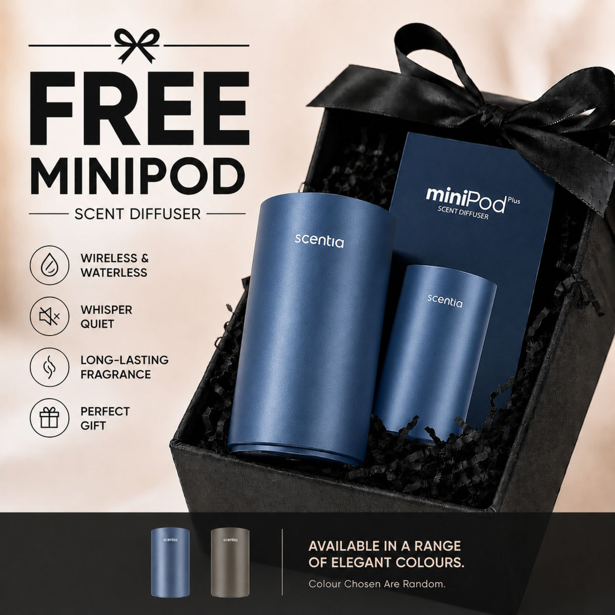 MiniPod Wireless Scent Diffuser - Any Color