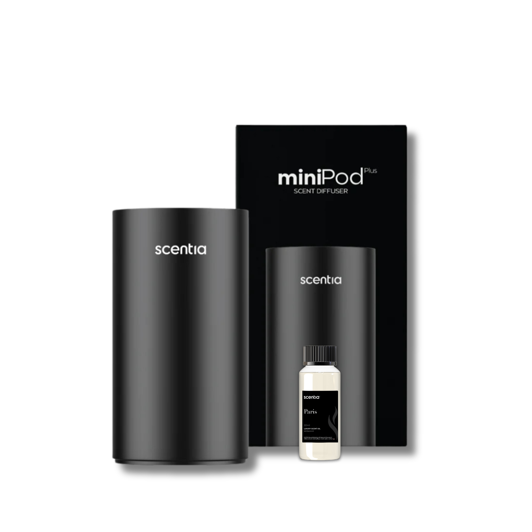scentia silver minipod scent diffuser with my way fragrance