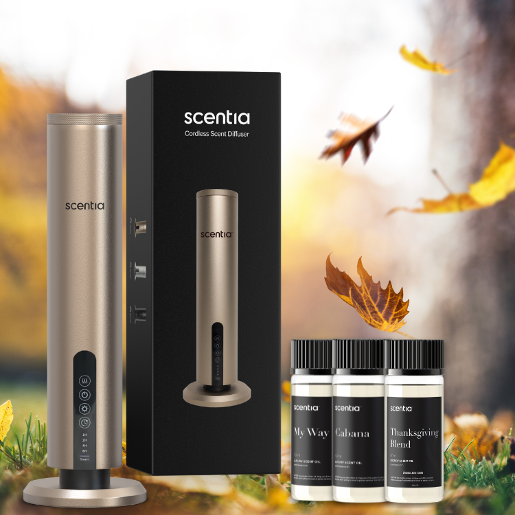 Holiday Bundle: Scentia Max Diffuser with Hotel Favorites & Fall Fragrance