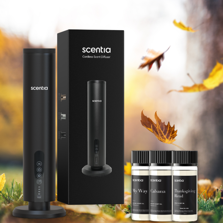 Holiday Bundle: Scentia Max Diffuser with Hotel Favorites & Fall Fragrance