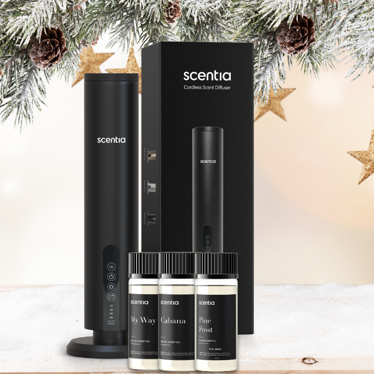 Holiday Bundle: Scentia Max Diffuser with Hotel Favorites & Winter Fragrance