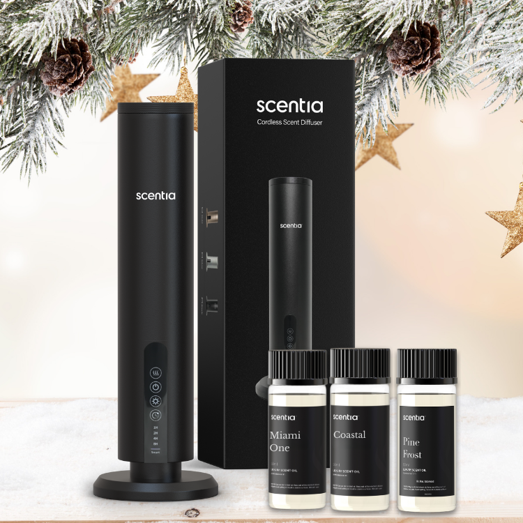 Holiday Bundle: Scentia Max Diffuser with Resort Favorites & Winter Fragrance
