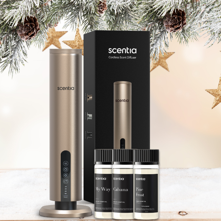 Holiday Bundle: Scentia Max Diffuser with Hotel Favorites & Winter Fragrance