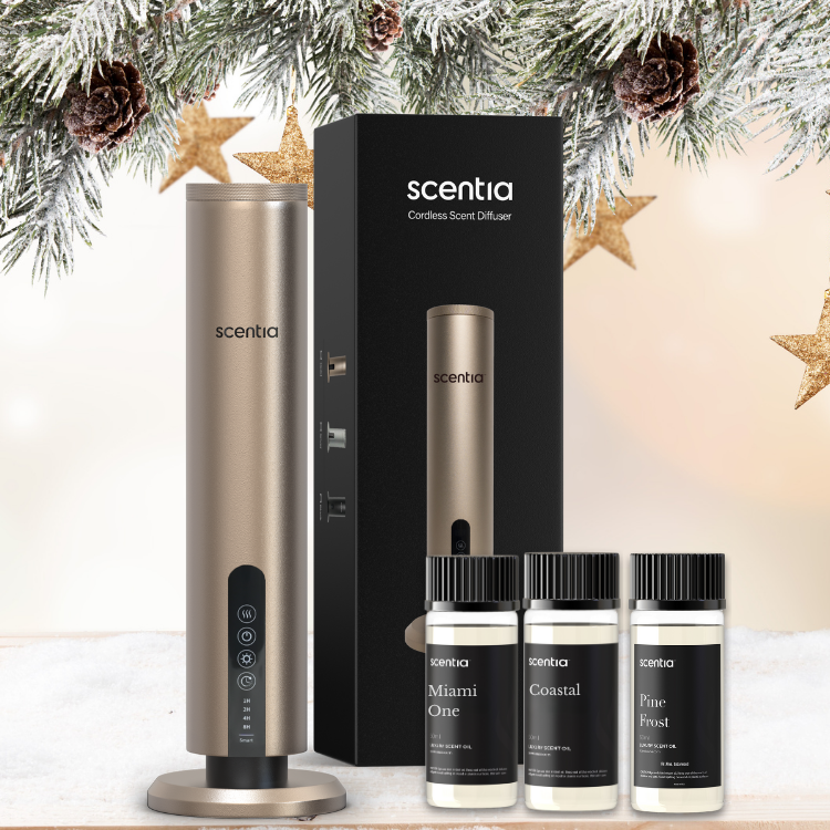 Holiday Bundle: Scentia Max Diffuser with Resort Favorites & Winter Fragrance