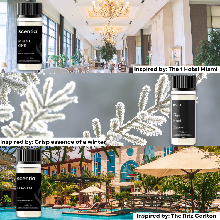 Holiday Bundle: Scentia Max Diffuser with Resort Favorites & Winter Fragrance