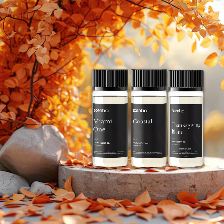 Holiday Bundle: Scentia Max Diffuser with Resort Favorites & Fall Fragrance