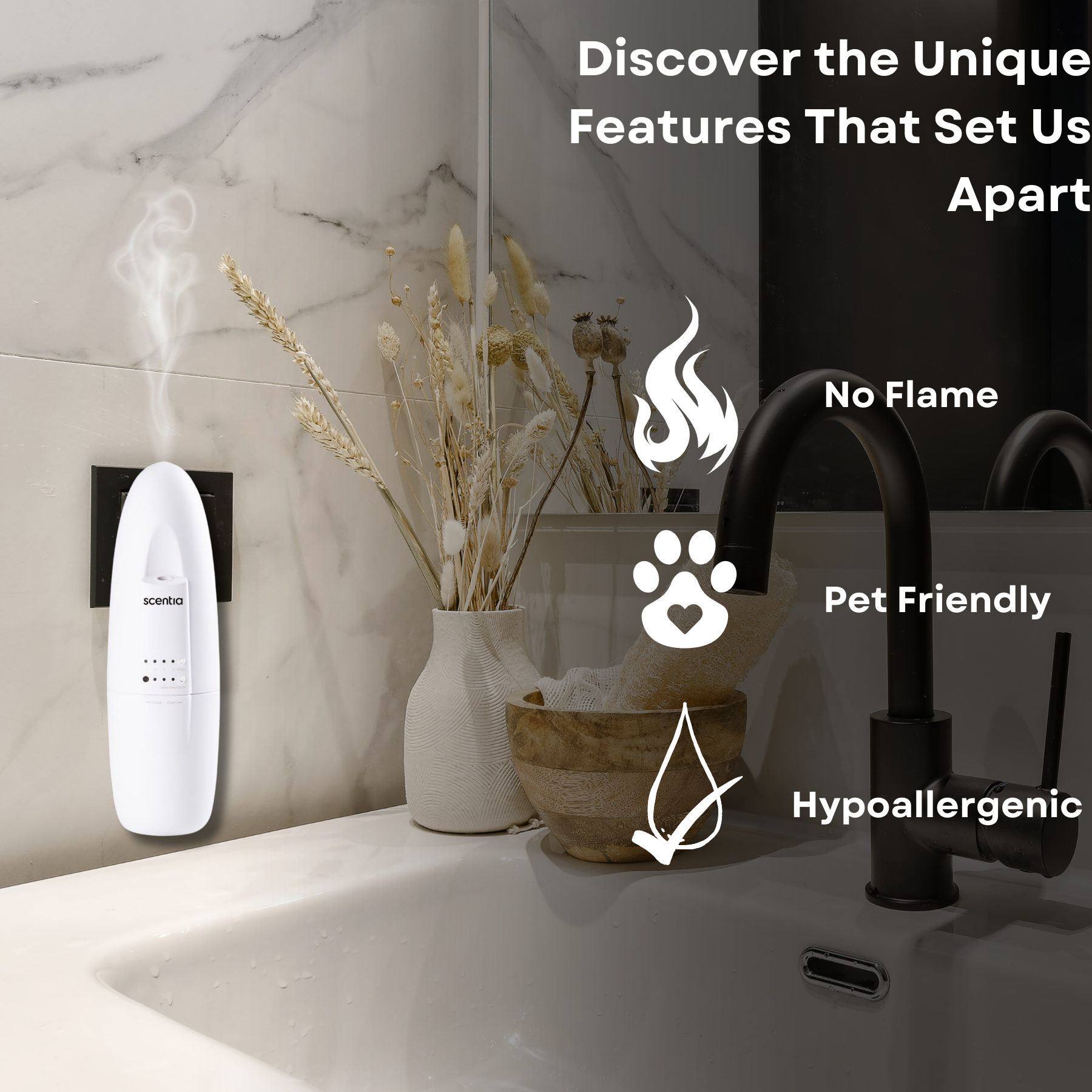 scentia aroma pod white diffuser