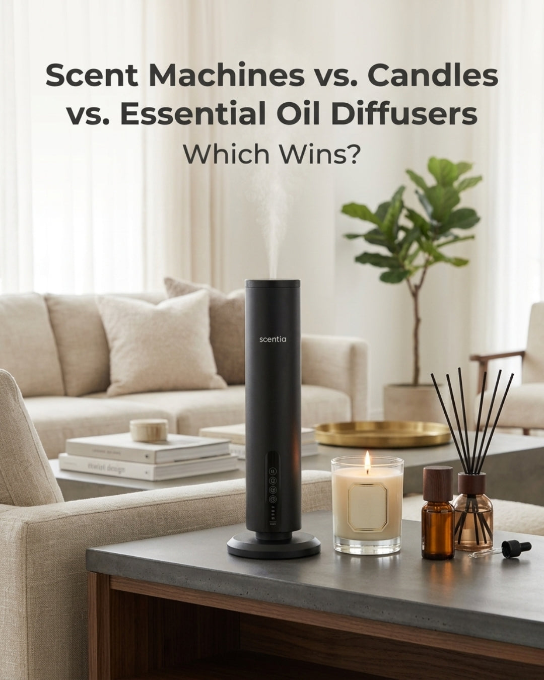Scent Machines vs. Candles vs. Essential Oil Diffusers: Which Wins?