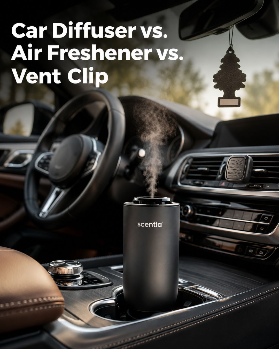 Car Diffuser vs. Air Freshener vs. Vent Clip