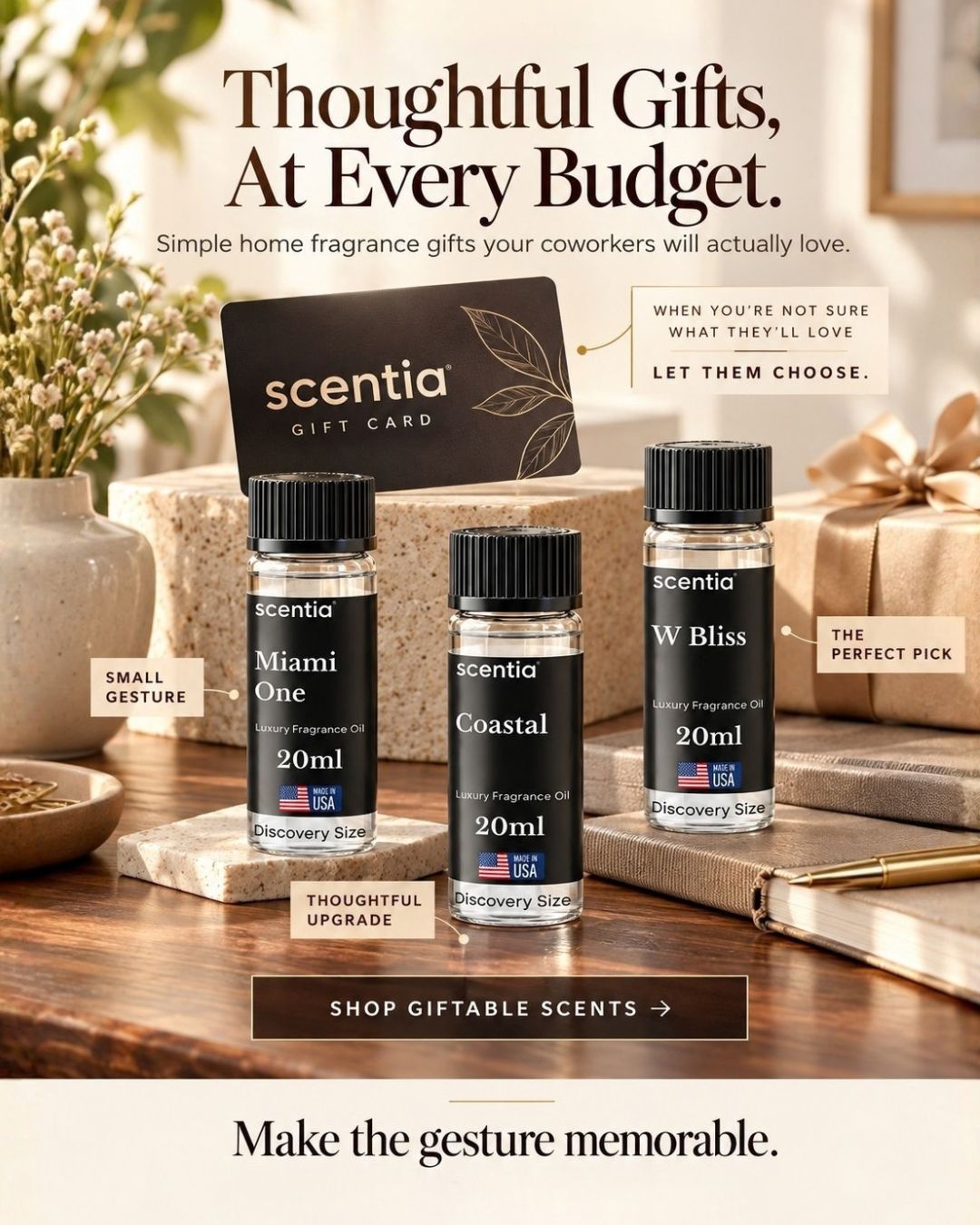 What to Give a Coworker: Home Fragrance Gift Ideas by Budget
