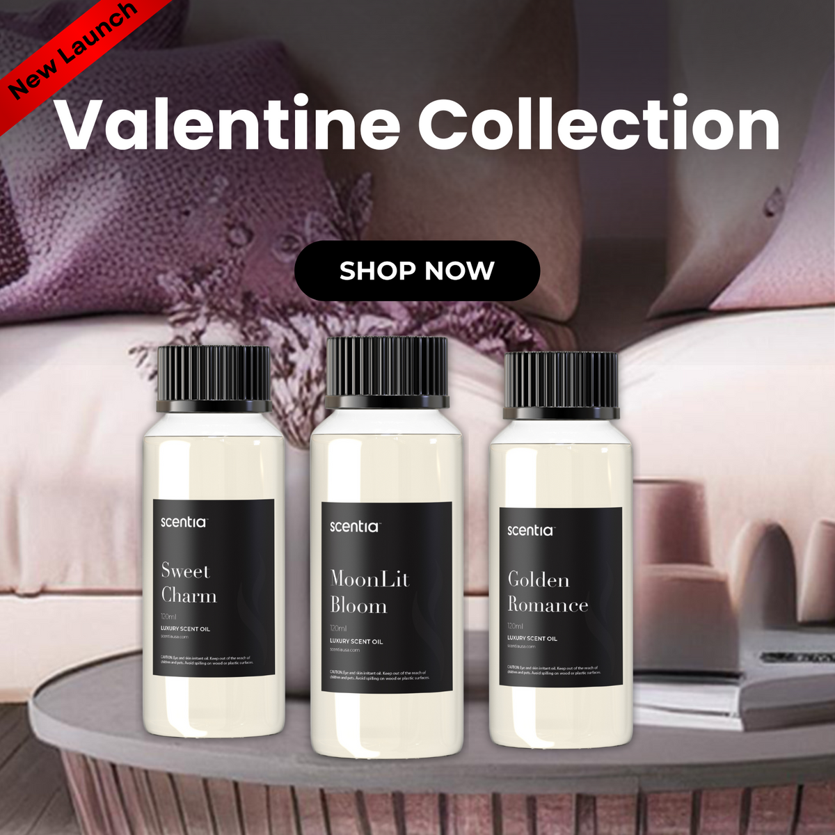 Valentine Fragrance Oils | Romantic Scents by Scentia