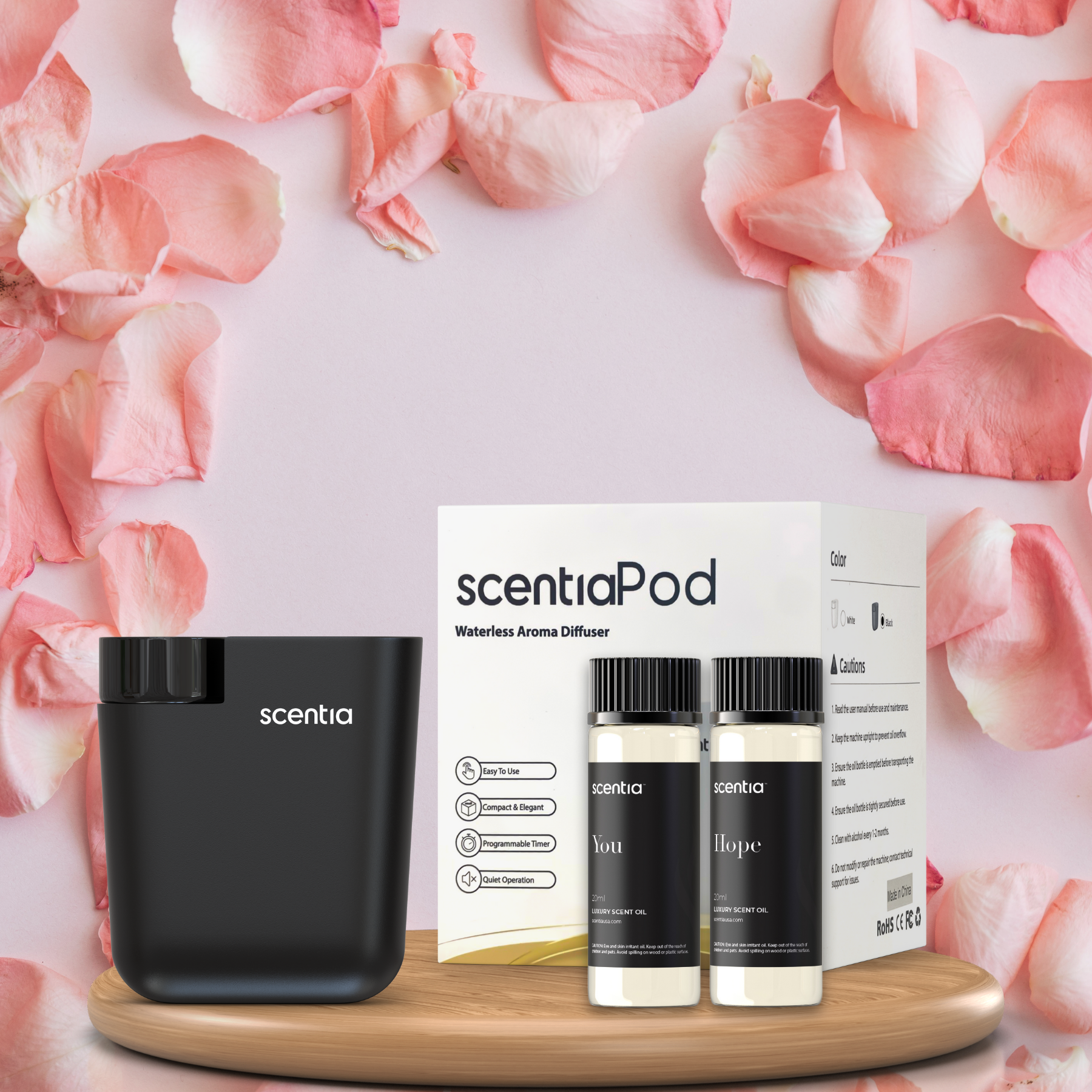 Valentine Special : Scentia Pod with Two Oil Set