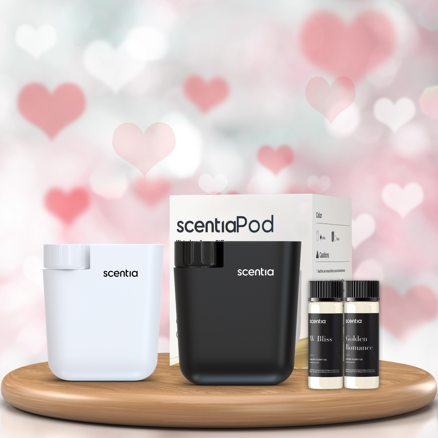 Valentine Day BOGO Offer: Scentia Pod Diffuser + Premium Oil Set