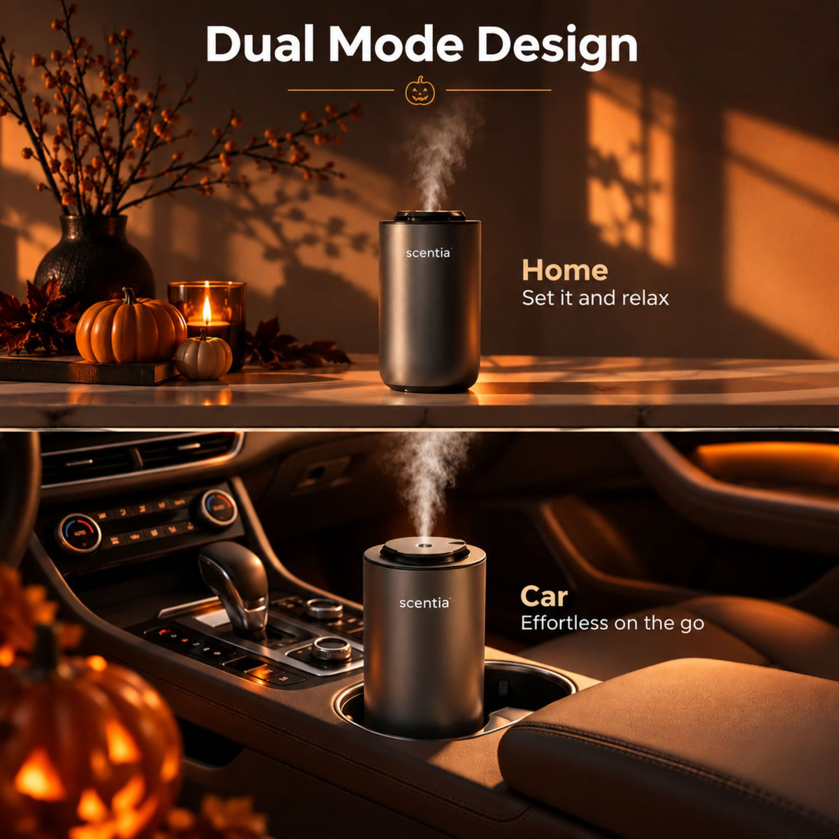 MiniPod Wireless Scent Diffuser – Pack of 2 + Oils