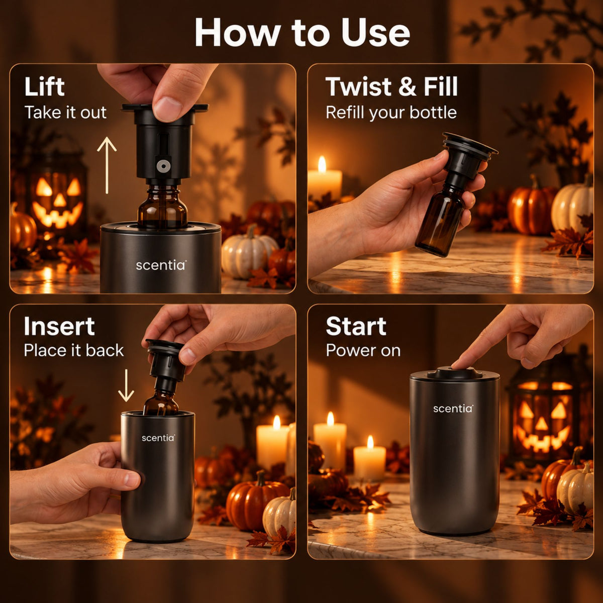 MiniPod Wireless Scent Diffuser – Pack of 2 + Oils
