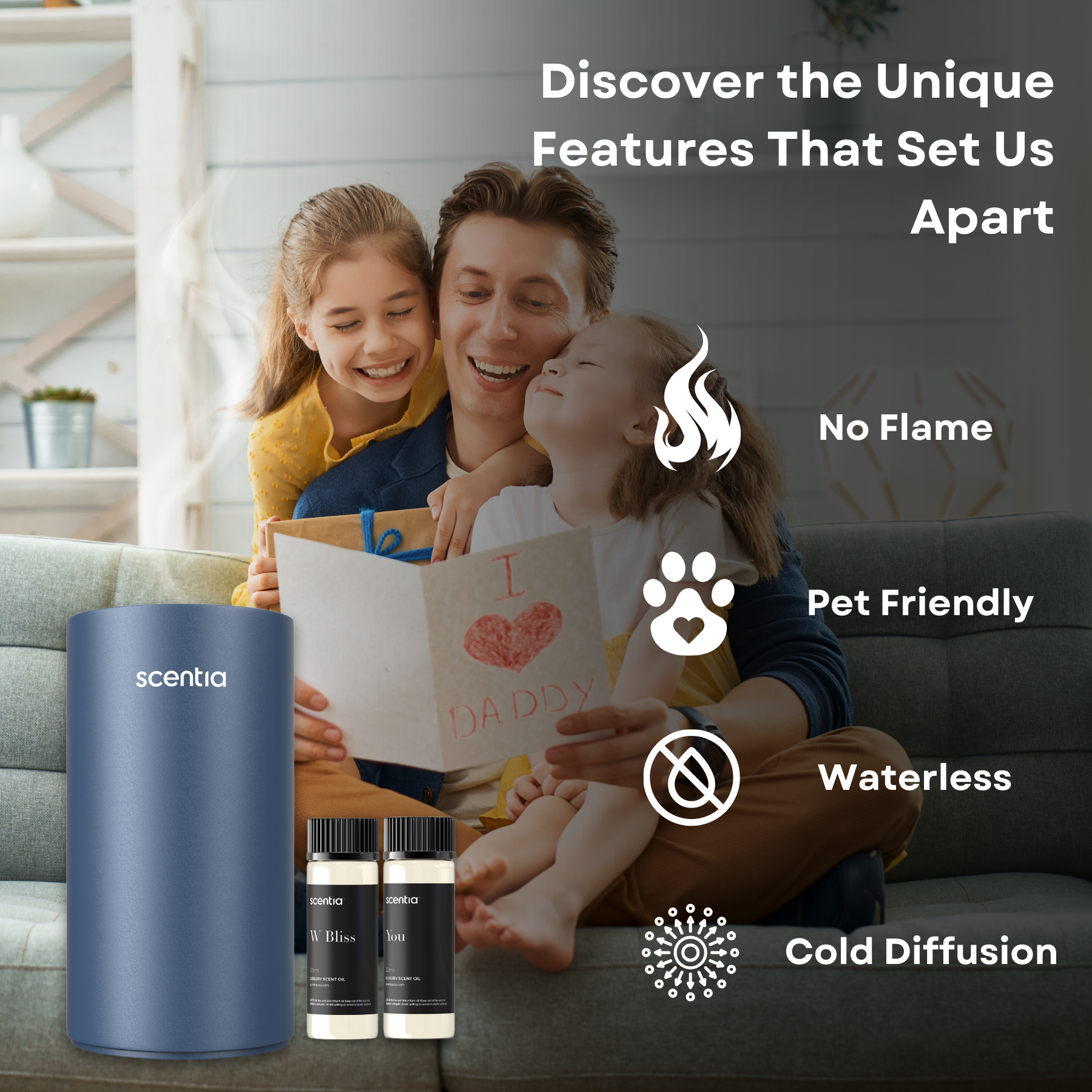 scentia minipod diffuser father's day special scent