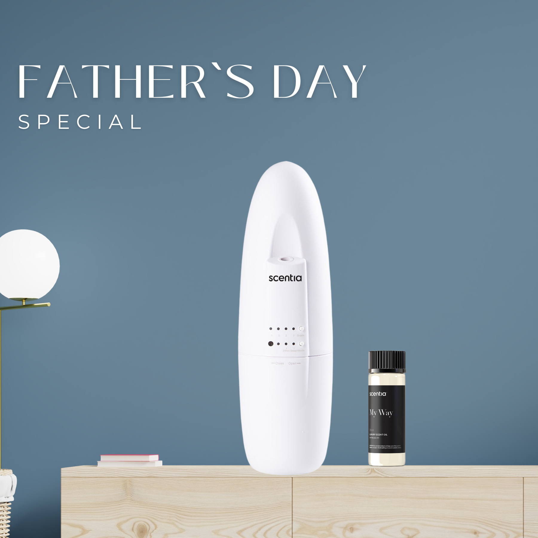 scentia aroma pod white plug in diffuser father's day special