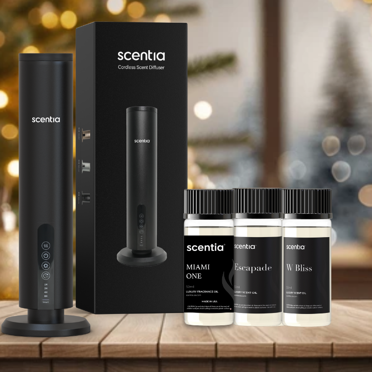 HolidayBundle : Scentia Max Wireless Diffuser &  Luxury Resort Collection Discovery Kit
