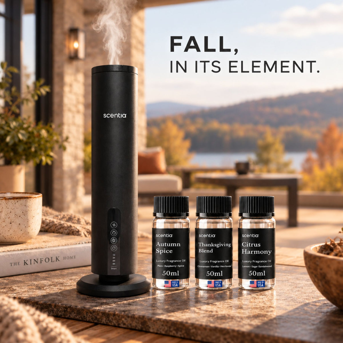 Fall Signature: Scentia Max + Fall Discovery Kit (3×50ml)