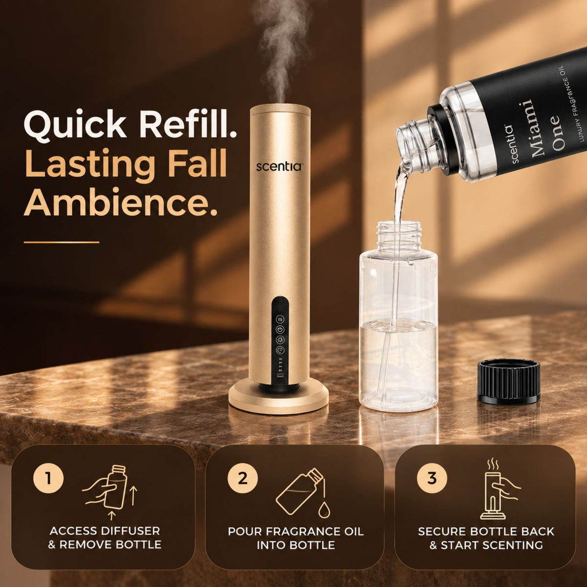 Fall Signature: Scentia Max + Fall Discovery Kit (3×50ml)