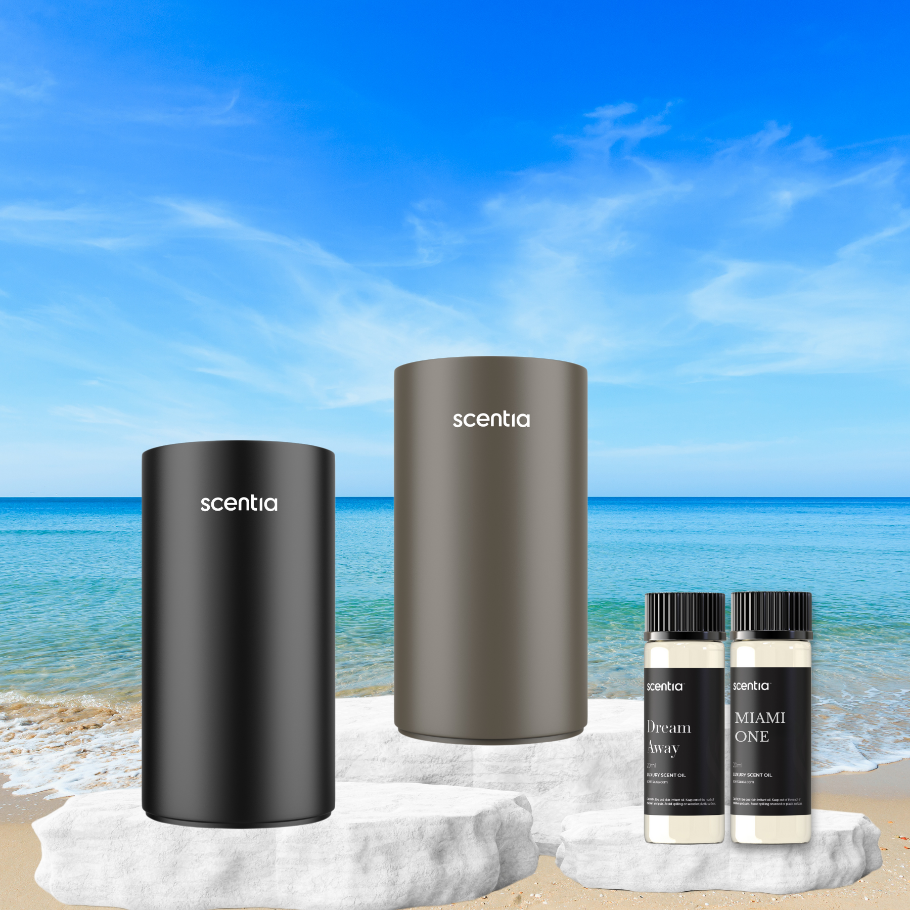 MiniPod Wireless Scent Diffuser – Pack of 2 + Oils LAST ACT : Final Sale