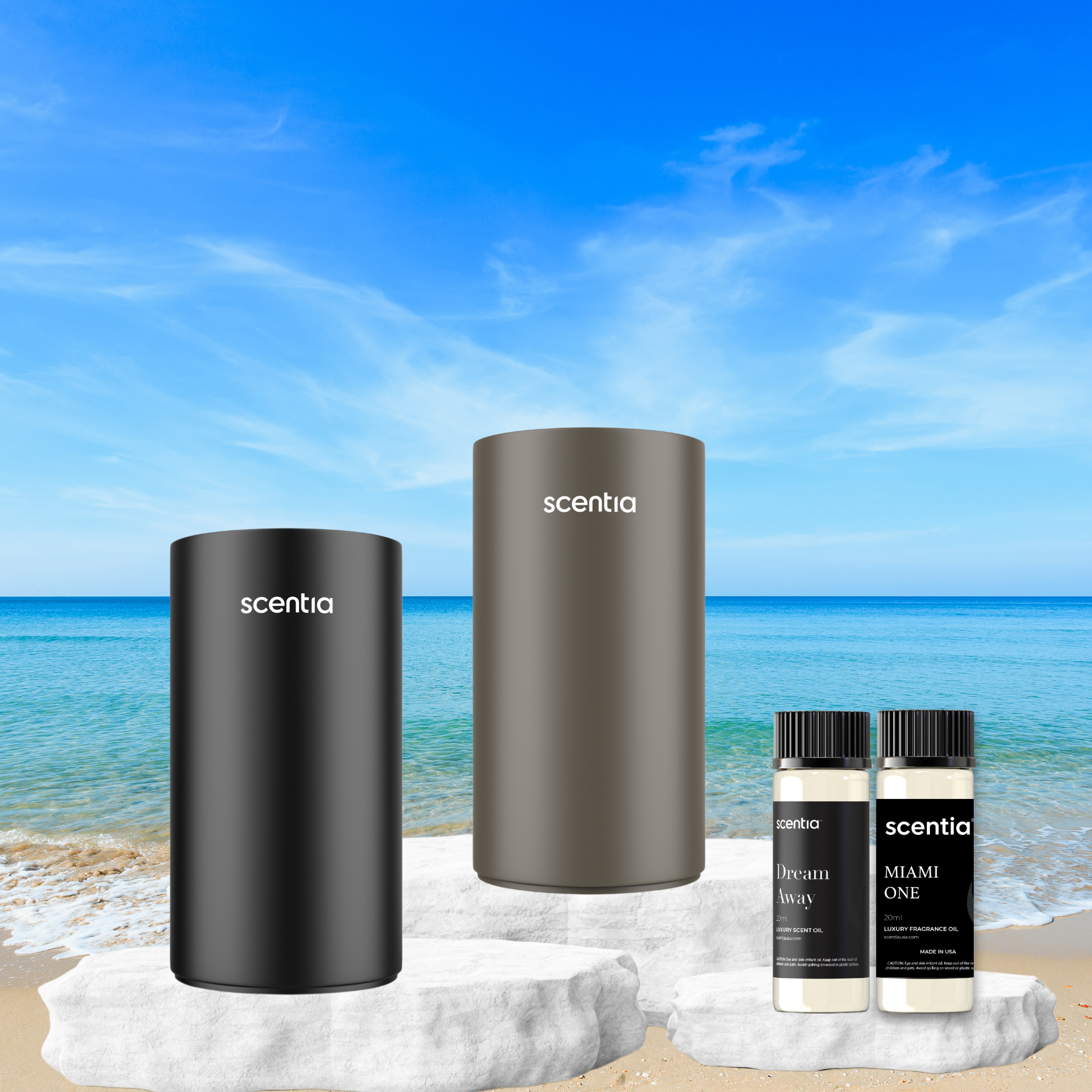 MiniPod Wireless Scent Diffuser – Pack of 2 + Oils LAST ACT : Final Sale