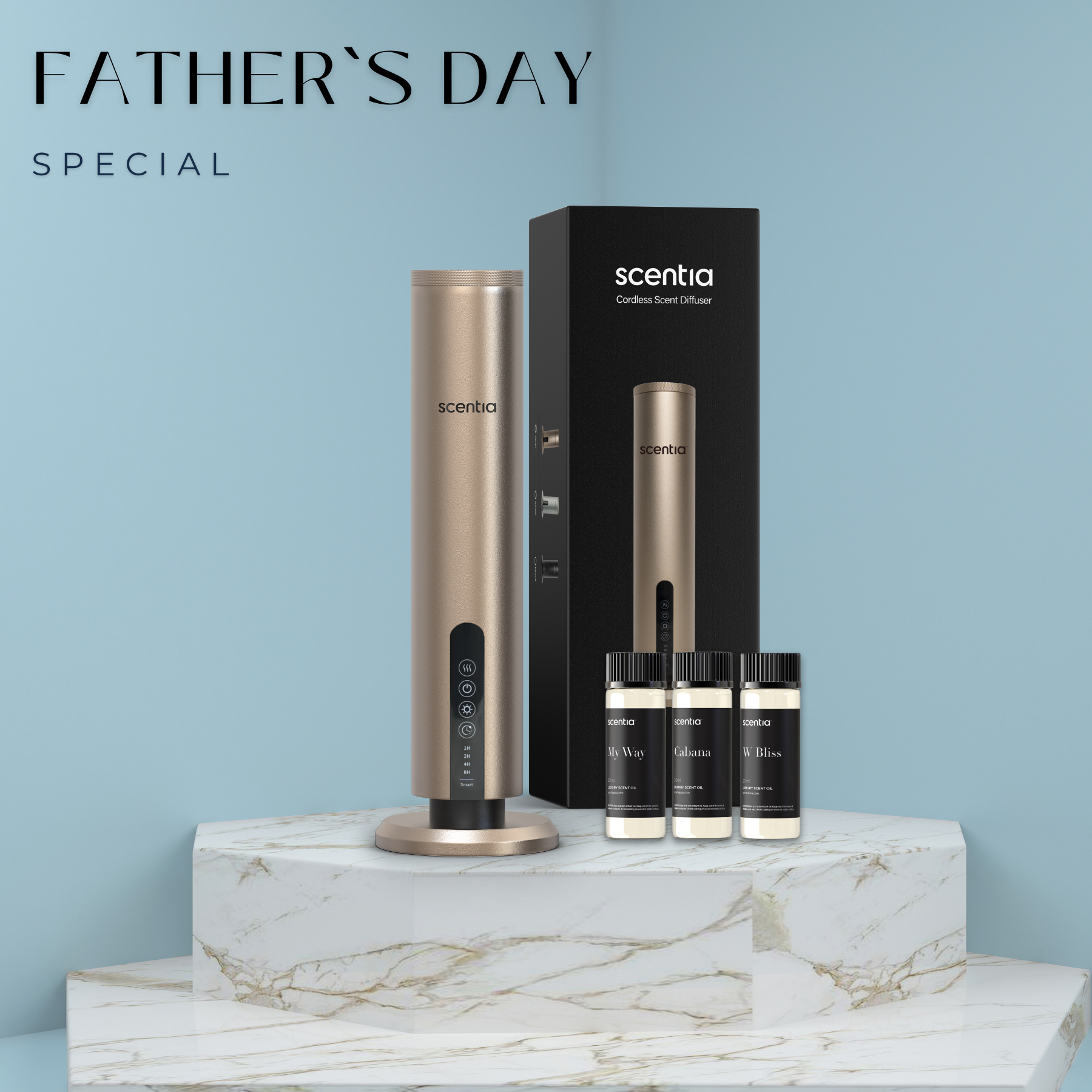 scentia max diffuser father's day special scent